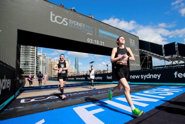 Sydney Marathon 2024 LED screens and audio by WOOHAH