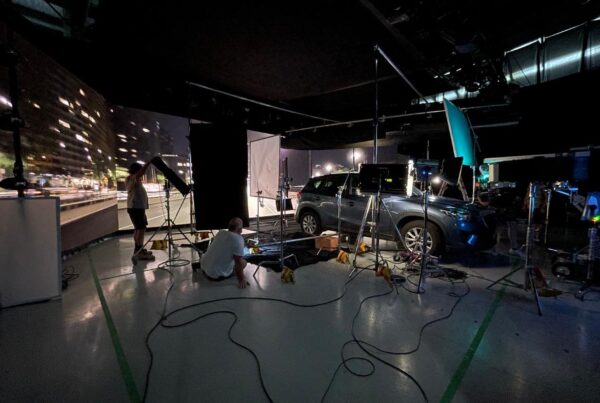 XR Studio Shoot Car Commercial LED Screen
