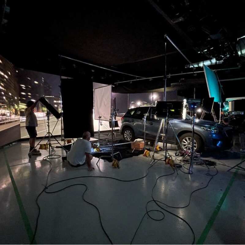 XR Studio Shoot Car Commercial LED Screen