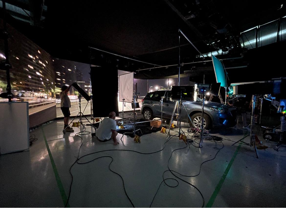 XR Studio Shoot Car Commercial LED Screen