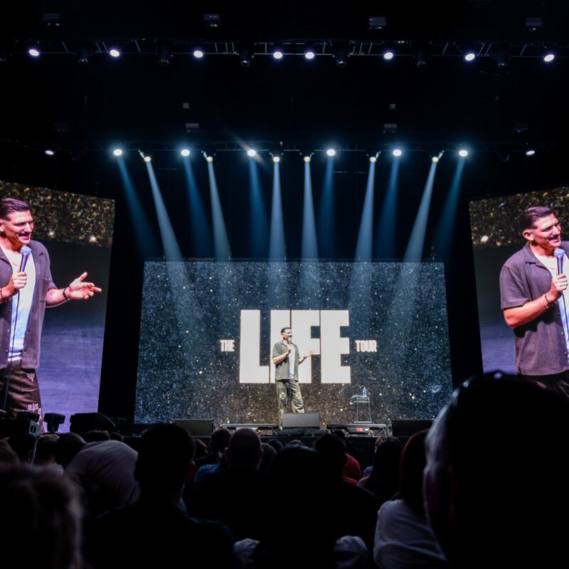 LED Screens AV Tour Commedy WOOHAH Sydney Melbourne Camera Chain