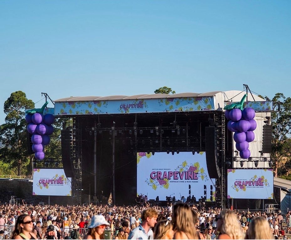 2022 AV LED Screen Melbourne Sydney Cameras Festival Grapevine Gathering WOOHAH