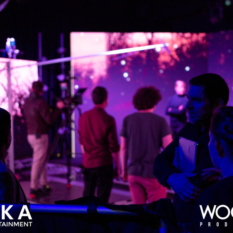 XR Studio Broadcast Filming Studio WOOHAH FIKA ROE LED Screen Camera Unreal