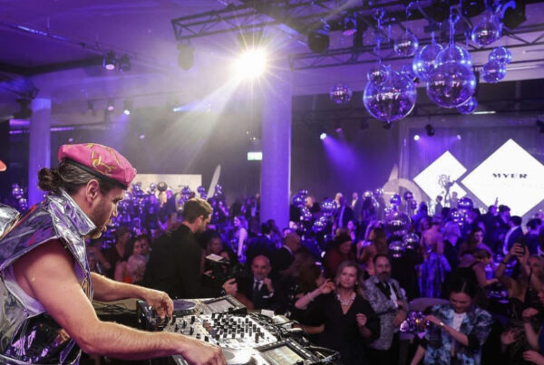 DJ Party Lighting Mirror Ball Product Launch AV WOOHAH Sydney Melbourne