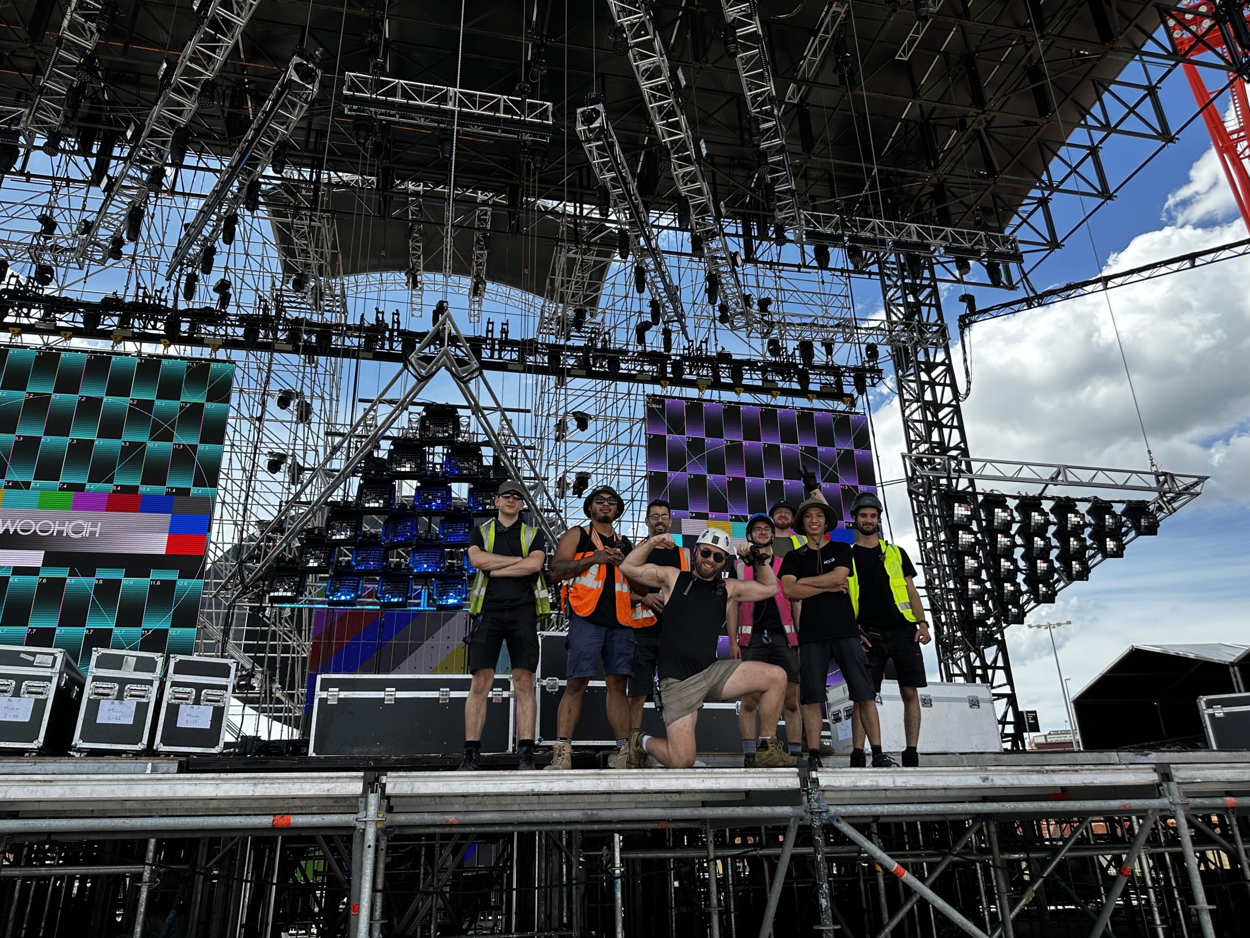 LED Screen Camera Broadcast Disguise Media Servers AV WOOHAH Sydney