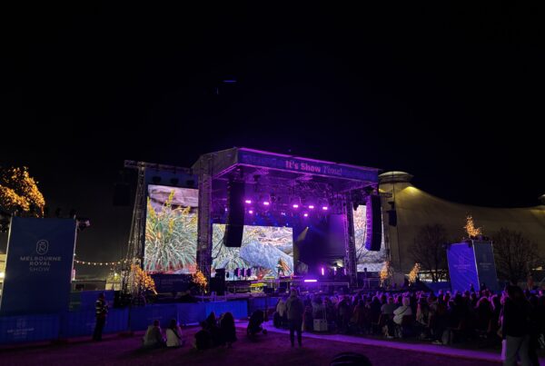 LED Screen Melbourne Royal Show AV Cameras Media Servers