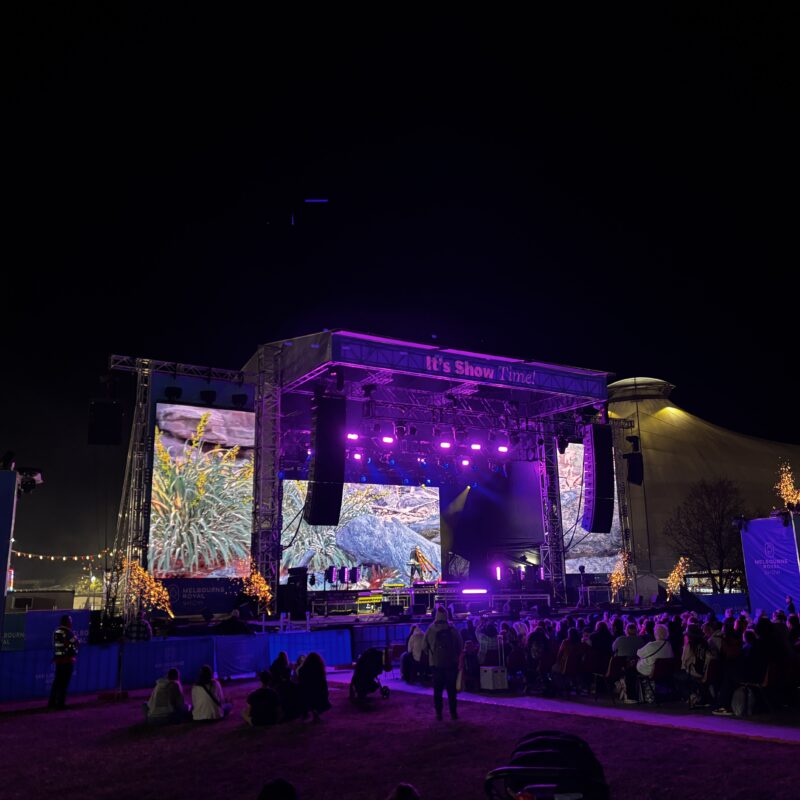 LED Screen Melbourne Royal Show AV Cameras Media Servers