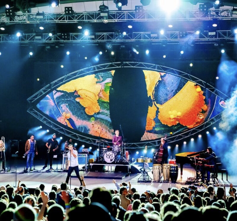 Cat Empire Tour Music LED Screen AV Melbourne WOOHAH