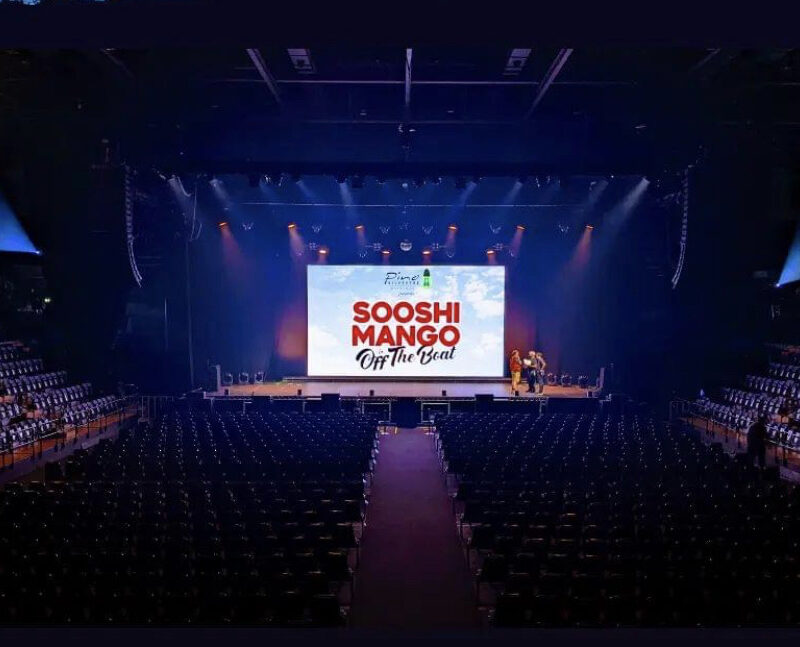 Sooshi Mango Tour 2022 video Package AV cameras led screens projection