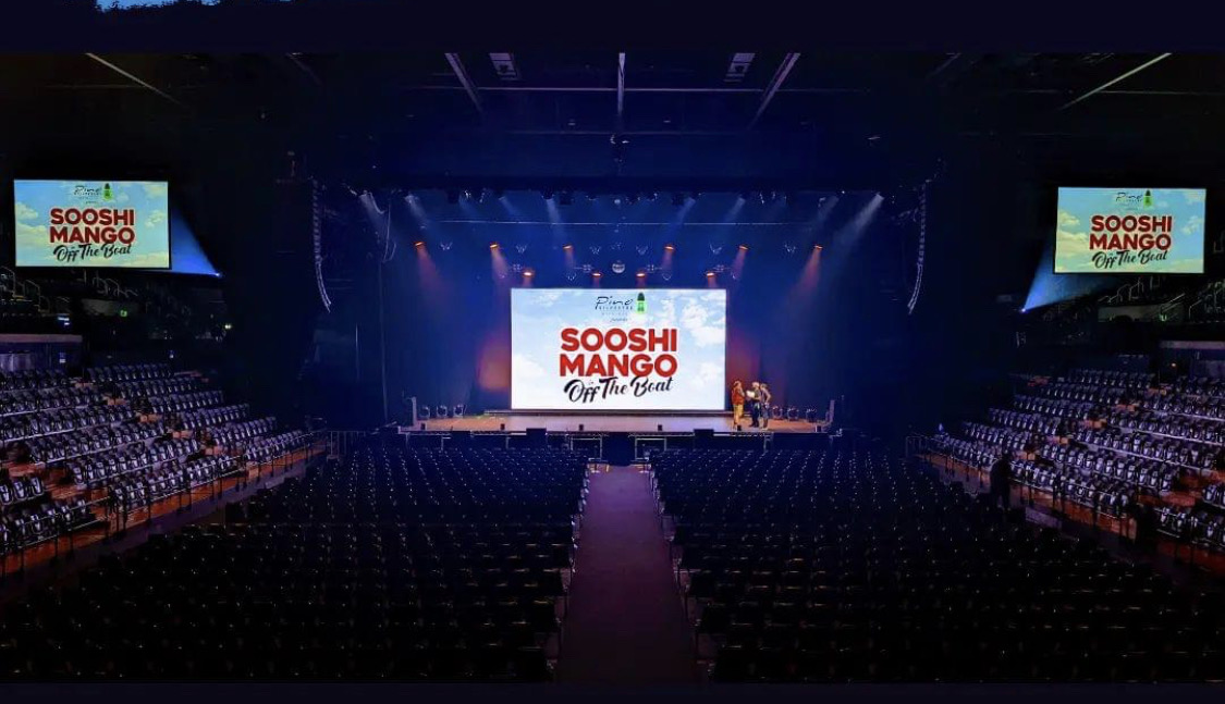 Sooshi Mango Tour 2022 video Package AV cameras led screens projection