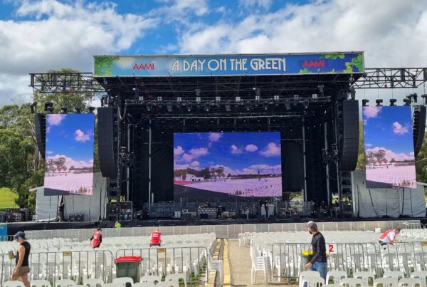 Festival Stage LED screen package Video ROE CB5 LED Screen Australia Sydney Melbourne