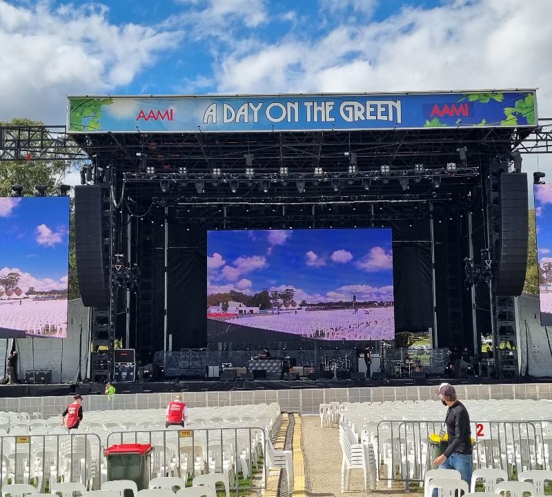 Festival Stage LED screen package Video ROE CB5 LED Screen Australia Sydney Melbourne