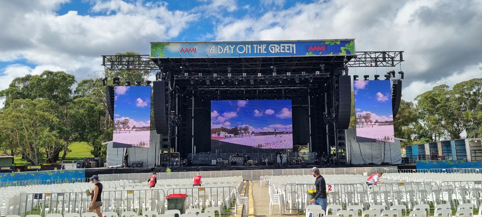 Festival Stage LED screen package Video ROE CB5 LED Screen Australia Sydney Melbourne
