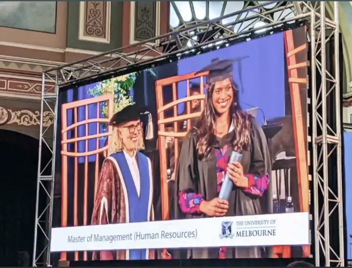 LED Screen Truss Solution Outdoor 5mm LED WOOHAH Melbourne Sydney Graduation AV