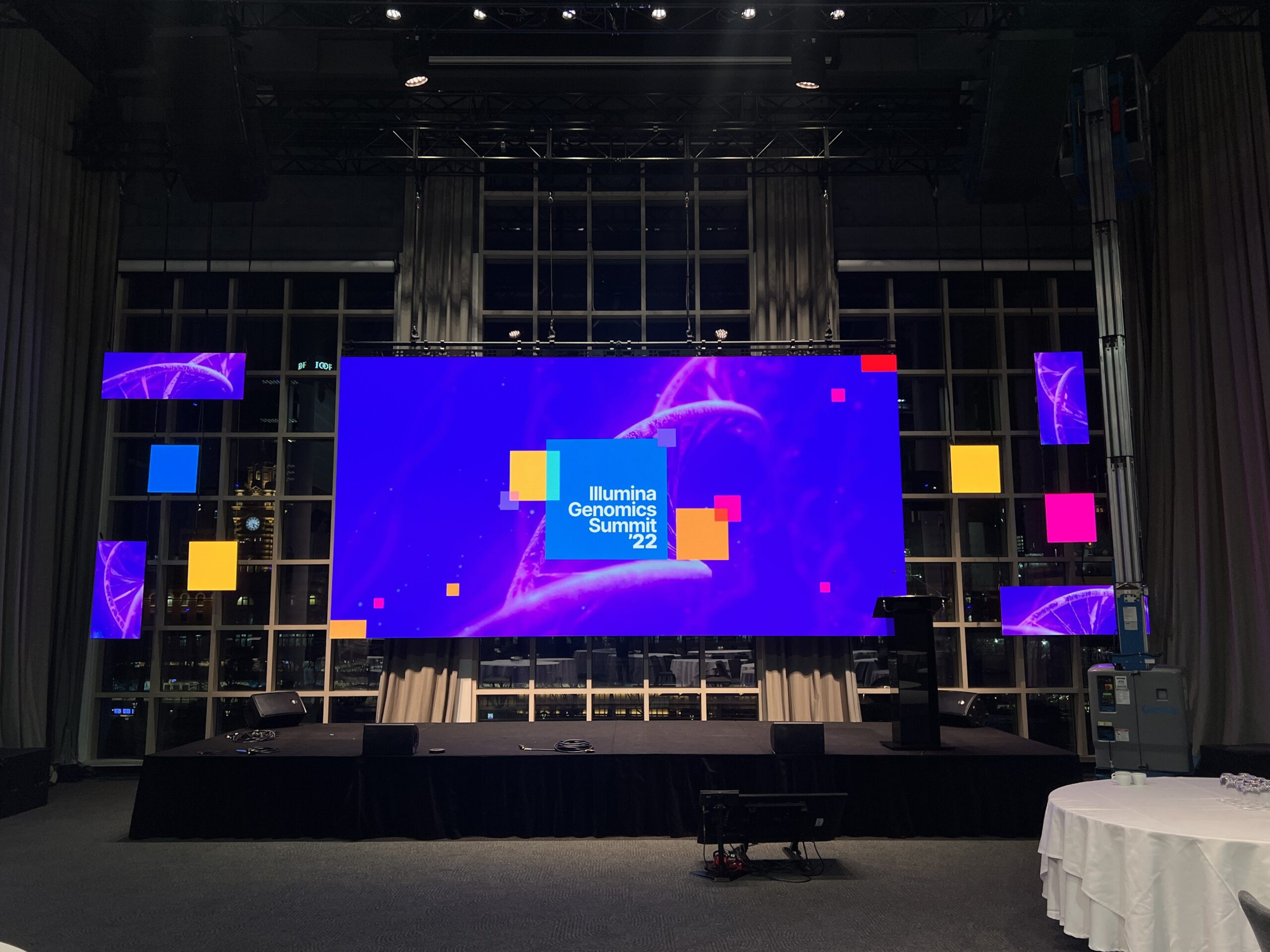 LED Screen Abstract Conference Melbourne Sydney AV