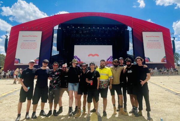 LED Screen AV Camera Chains Festival Dance Tent Melbourne