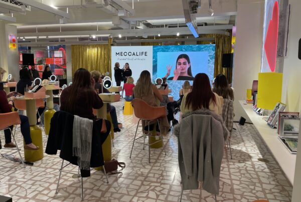 WOOHAH AV LED screen Cameras MECCA Events Sydney Melbourne Artistry Masterclass