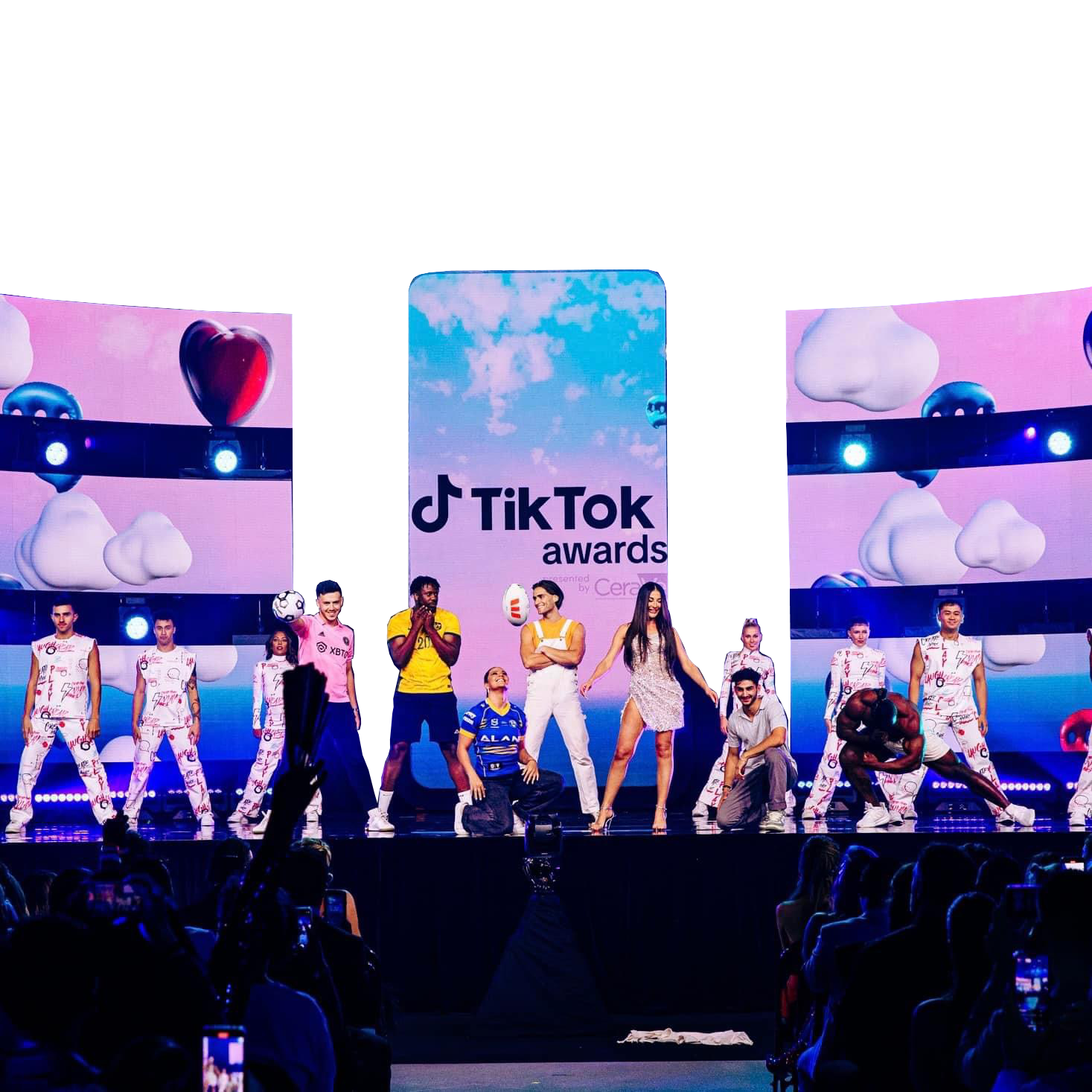 TikTok Awards AV WOOHAH Sydney melbourne LED Screens Broadcast Streaming