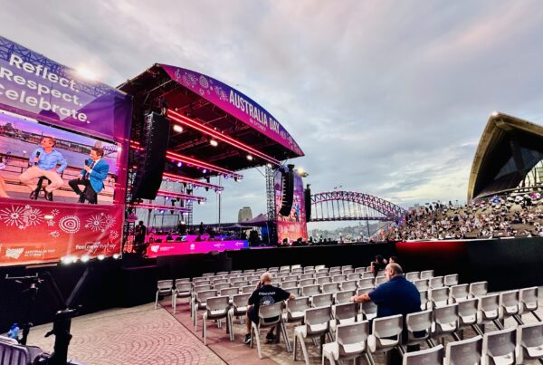 Australia Day Live 2024 WOOHAH LED Screens AV Sydney Broadcast