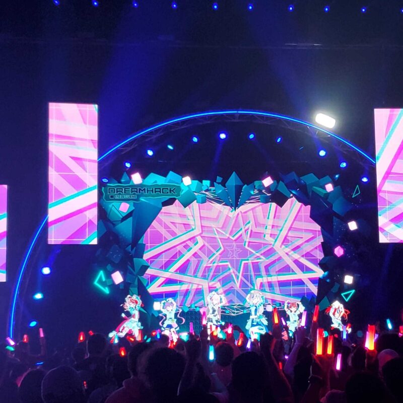 Hololive Melbourne WOOHAH AV LED Screen Media Servers