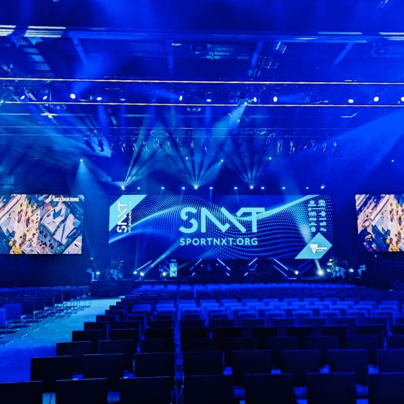 SportNXT 2024 AV Partner WOOHAH LED Screen Lighting Audio Streaming Hybrid