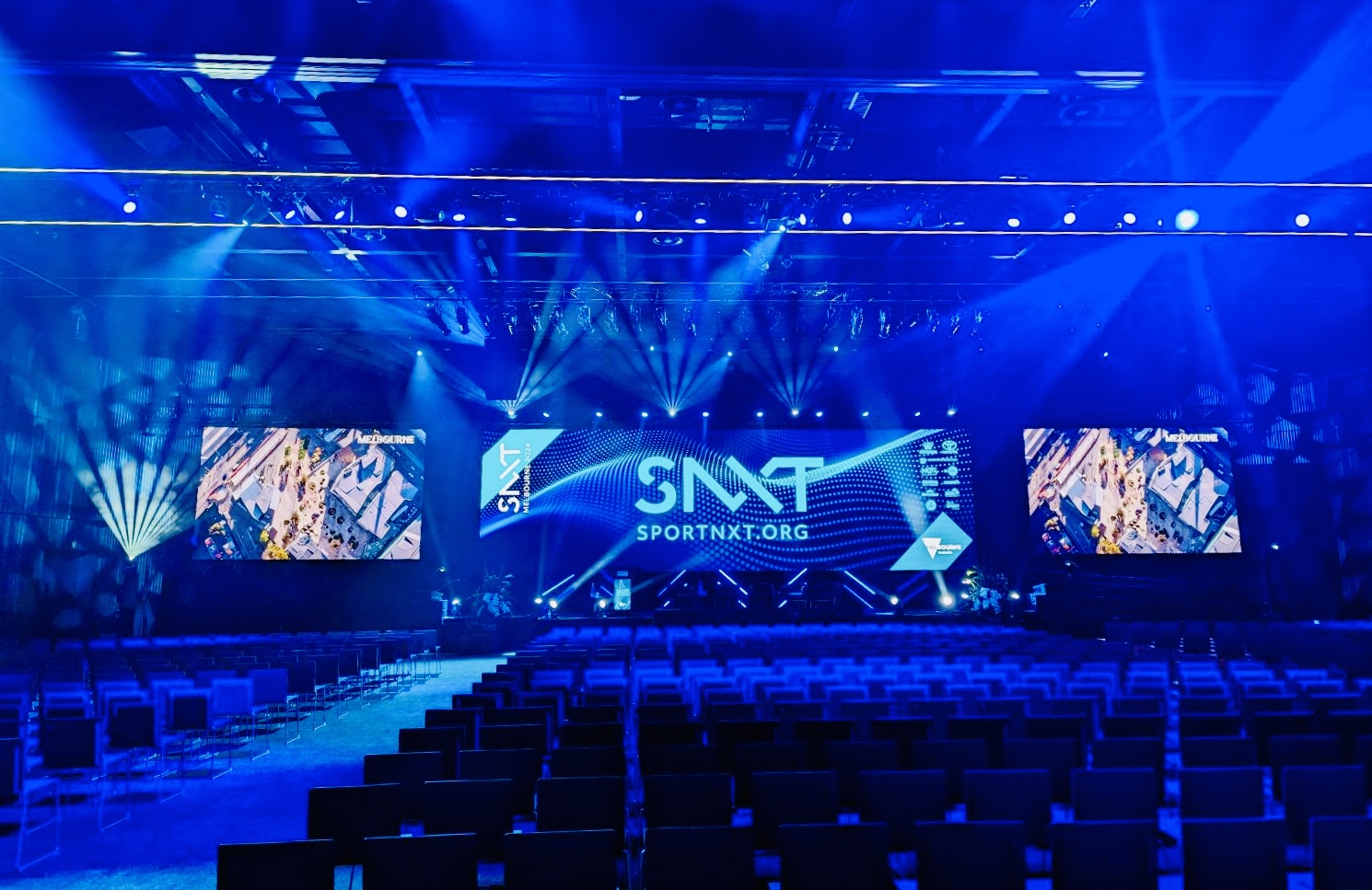SportNXT 2024 AV Partner WOOHAH LED Screen Lighting Audio Streaming Hybrid