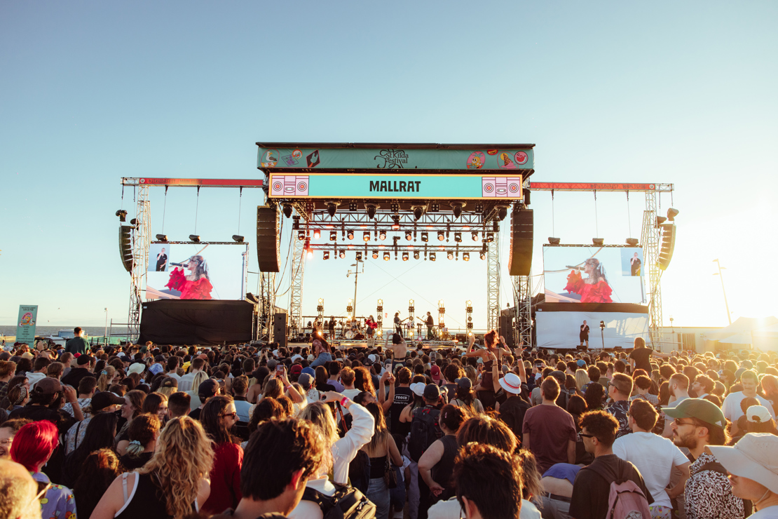 St Kilda Festival LED Screen AV Camera WOOHAH