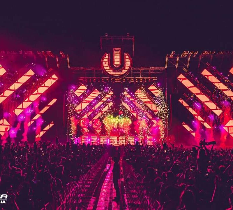 LED screen woohah sydney melbourne AV Ultra Music Festival