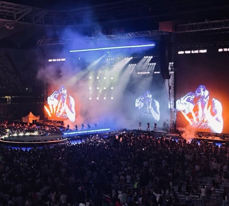 Tour LED ROE Panasonic Sony Ross Carbonite Disguise LED Screens Touring WOOHAH Sydney Melbourne New Zealand