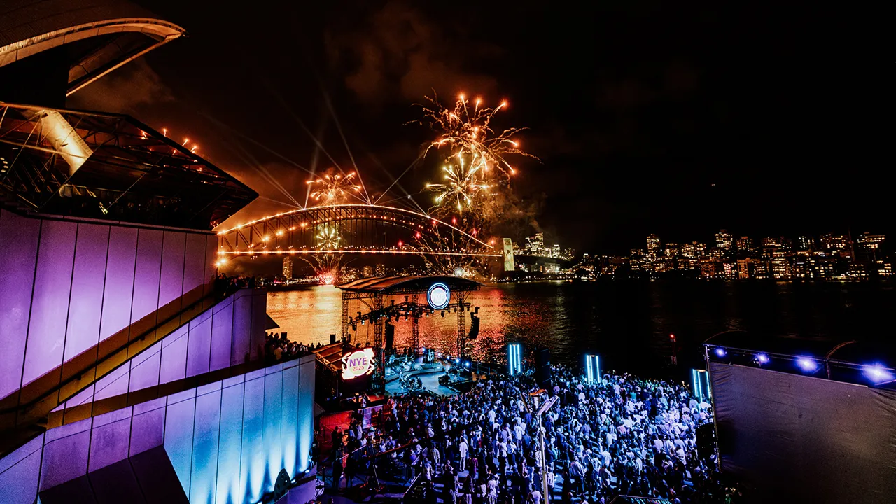 LED Screen ROE Panasonic Ross Carbonite WOOHAH Melbourne ABC New Years Eve Sydney Opera House
